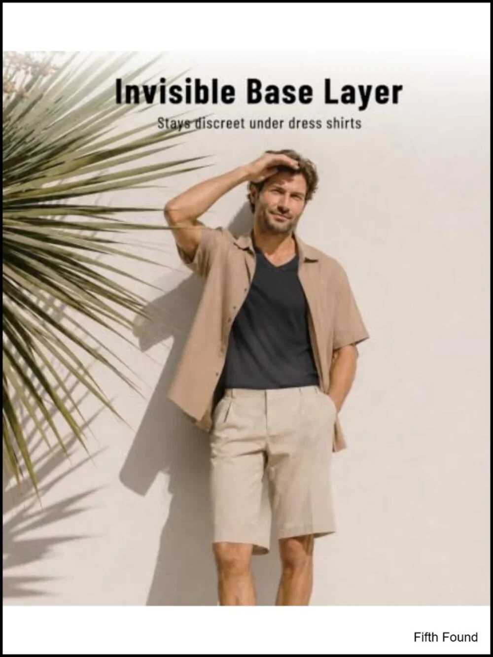 Ultra-Soft V-Neck Undershirts for Men 3 Pack, MicroModal Stretch Tees, Tag Free